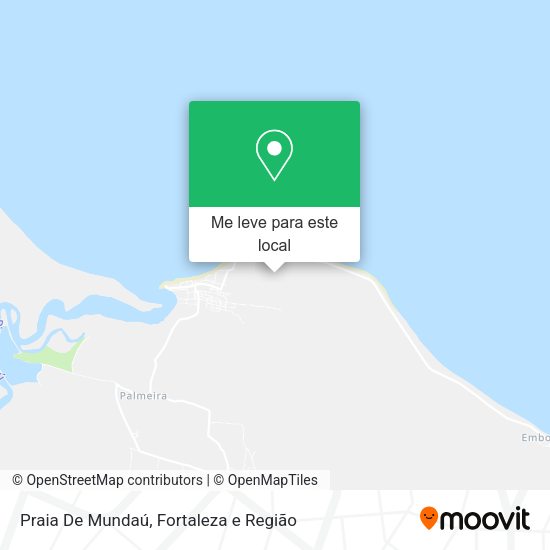Praia De Mundaú mapa
