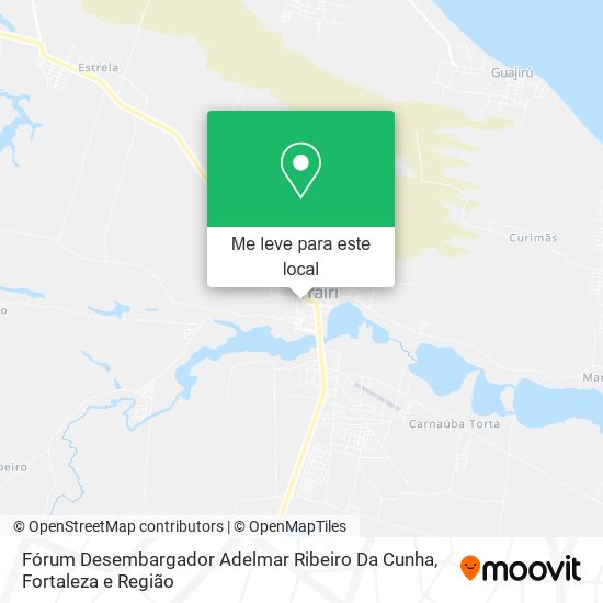 Fórum Desembargador Adelmar Ribeiro Da Cunha mapa