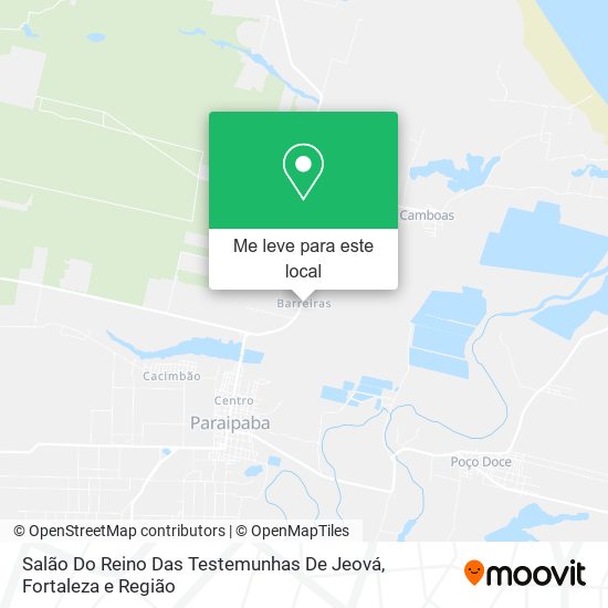 Salão Do Reino Das Testemunhas De Jeová mapa