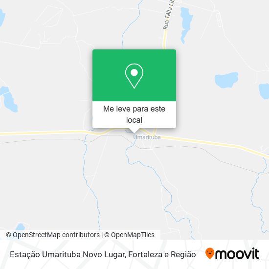 Estação Umarituba Novo Lugar mapa