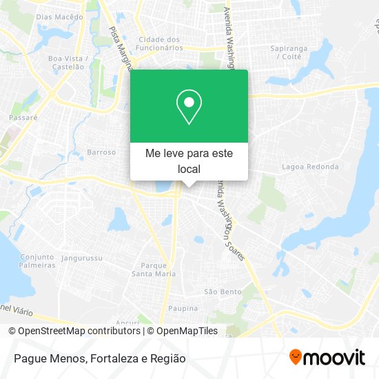 Pague Menos mapa