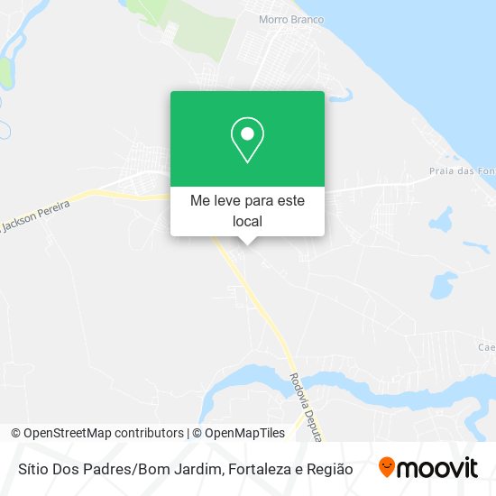 Sítio Dos Padres/Bom Jardim mapa