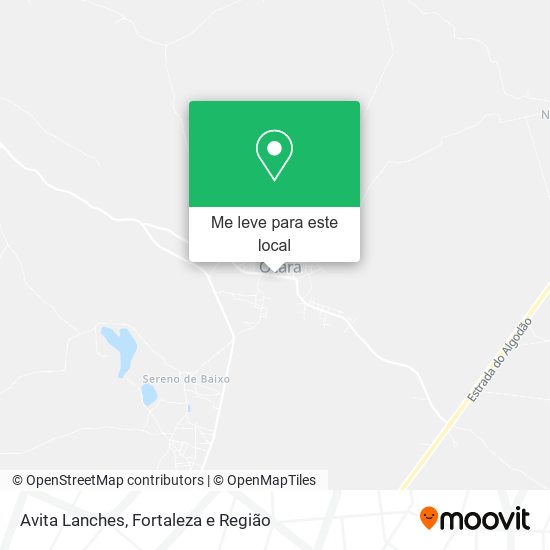 Avita Lanches mapa