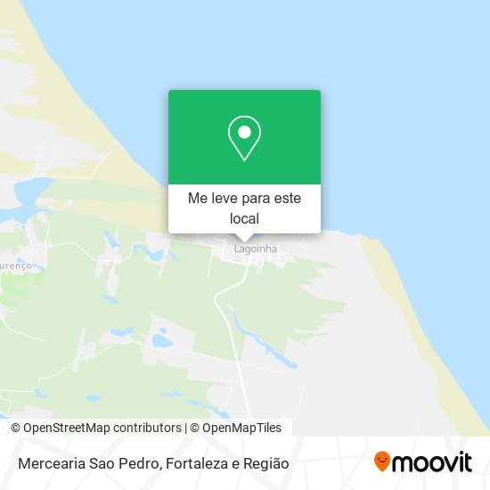 Mercearia Sao Pedro mapa