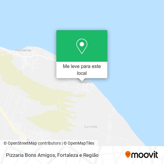 Pizzaria Bons Amigos mapa