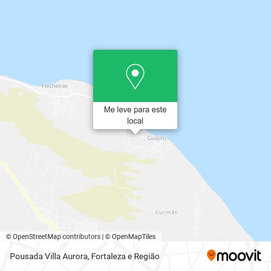 Pousada Villa Aurora mapa