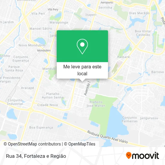 Rua 34 mapa