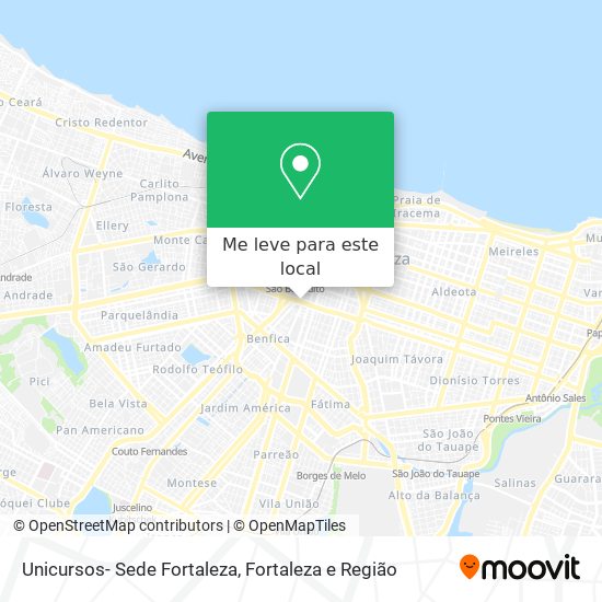 Unicursos- Sede Fortaleza mapa