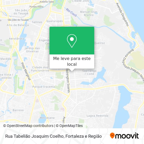 Rua Tabelião Joaquim Coelho mapa