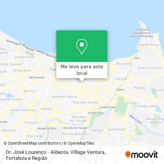 Dr. José Lourenço - Aldeota. Village Ventura mapa