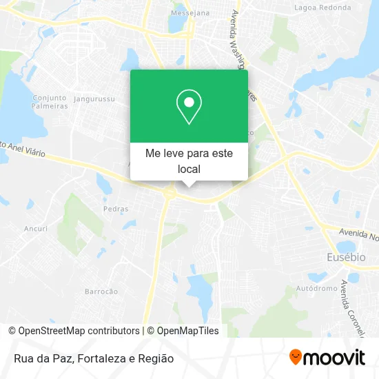Rua da Paz mapa