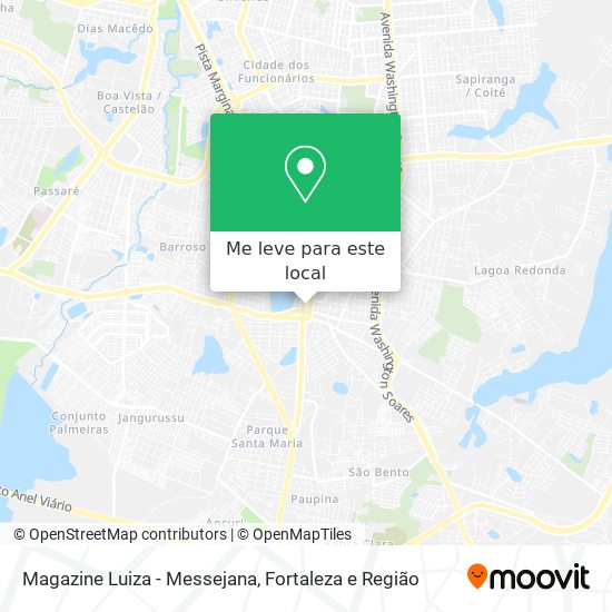 Magazine Luiza - Messejana mapa