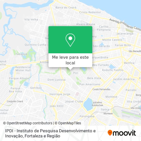 IPDI - Instituto de Pesquisa Desenvolvimento e Inovação mapa