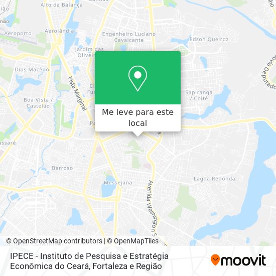 IPECE - Instituto de Pesquisa e Estratégia Econômica do Ceará mapa