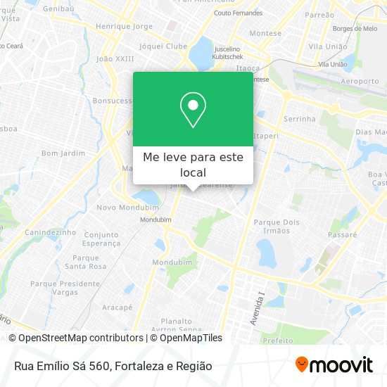 Rua Emílio Sá 560 mapa