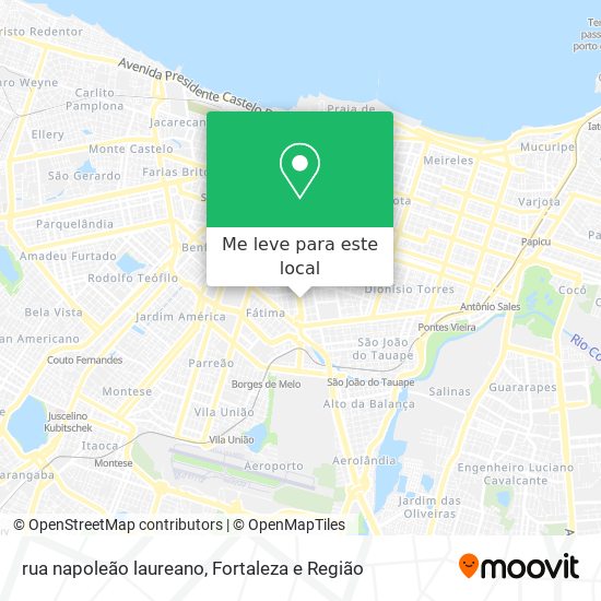 rua napoleão laureano mapa
