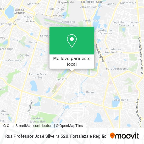 Rua Professor José Silveira 528 mapa