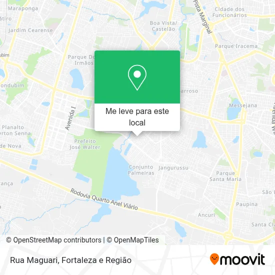 Rua Maguari mapa