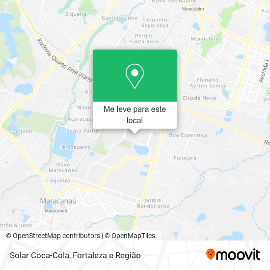 Solar Coca-Cola mapa