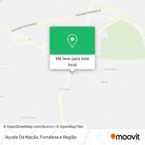 Açude Da Nação mapa