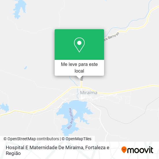 Hospital E Maternidade De Miraíma mapa
