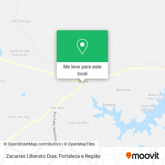 Zacarias Liberato Dias mapa