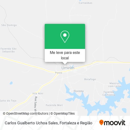 Carlos Gualberto Uchoa Sales mapa