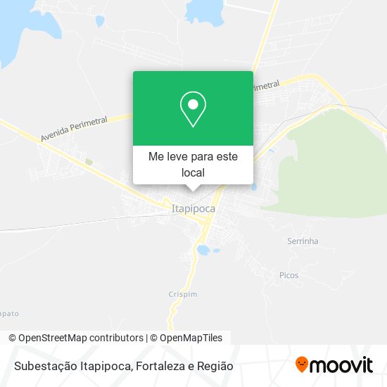 Subestação Itapipoca mapa