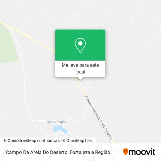 Campo De Areia Do Deserto mapa