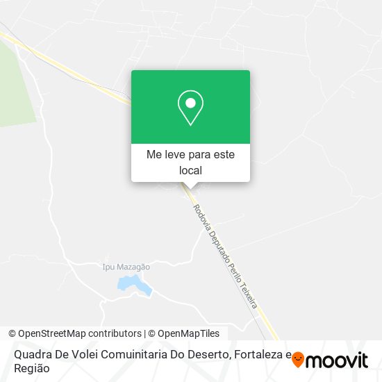 Quadra De Volei Comuinitaria Do Deserto mapa