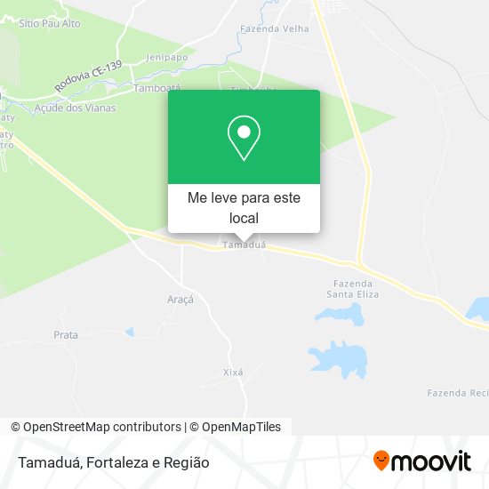 Tamaduá mapa