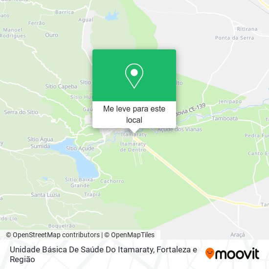 Unidade Básica De Saúde Do Itamaraty mapa