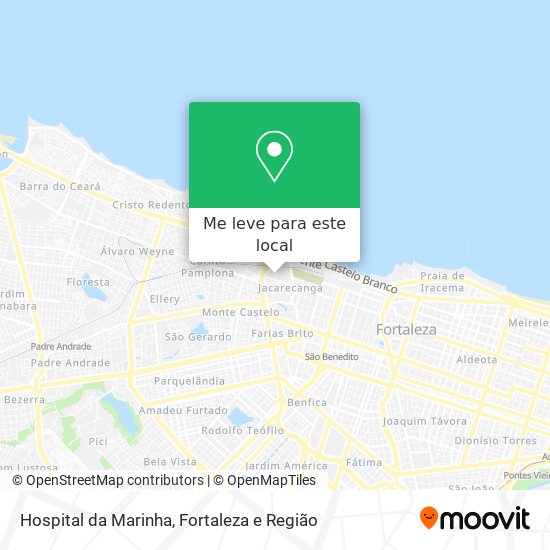 Hospital da Marinha mapa