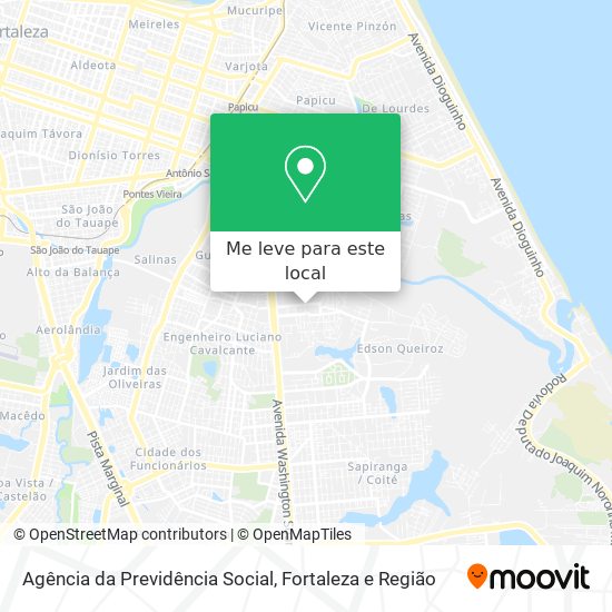 Agência da Previdência Social mapa