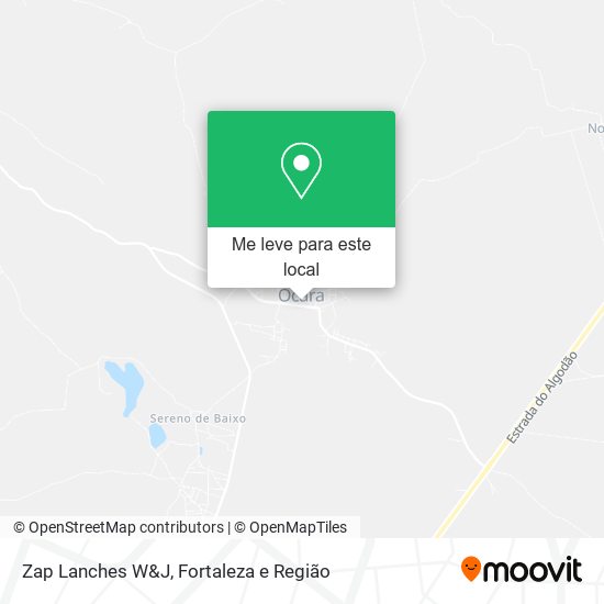 Zap Lanches W&J mapa