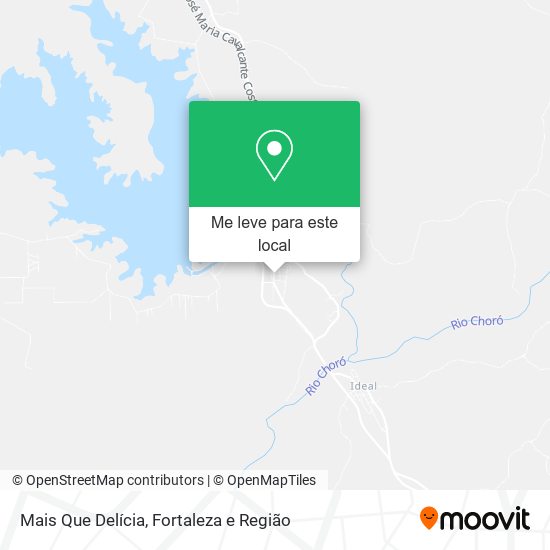 Mais Que Delícia mapa