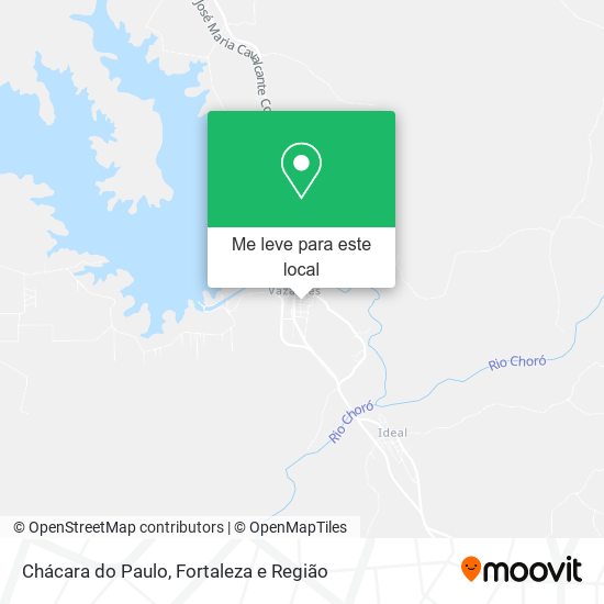 Chácara do Paulo mapa