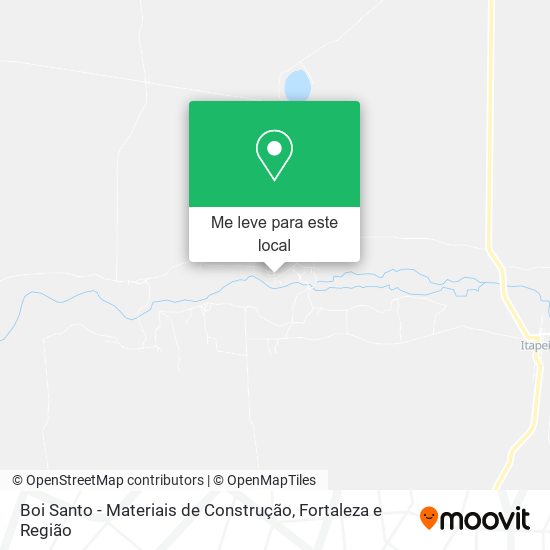 Boi Santo - Materiais de Construção mapa