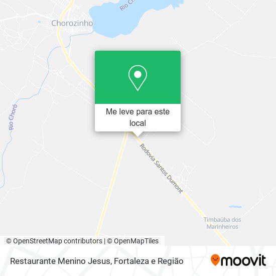 Restaurante Menino Jesus mapa