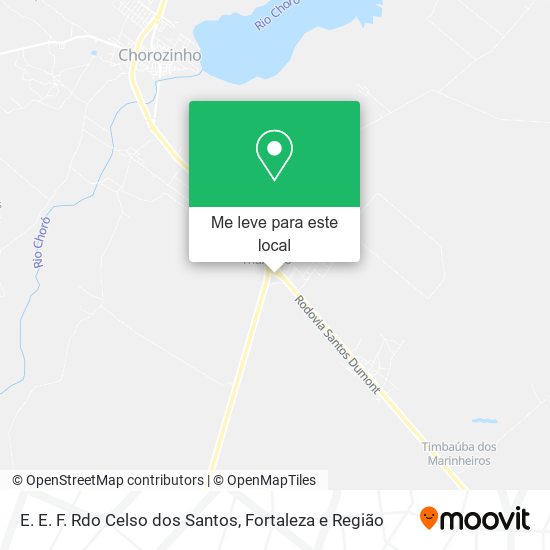 E. E. F. Rdo Celso dos Santos mapa