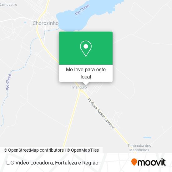 L.G Vídeo Locadora mapa