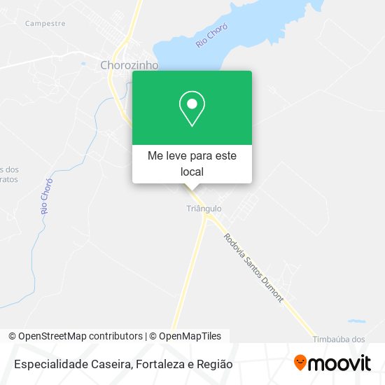 Especialidade Caseira mapa