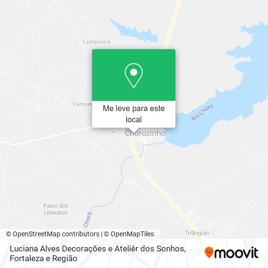 Luciana Alves Decorações e Ateliêr dos Sonhos mapa