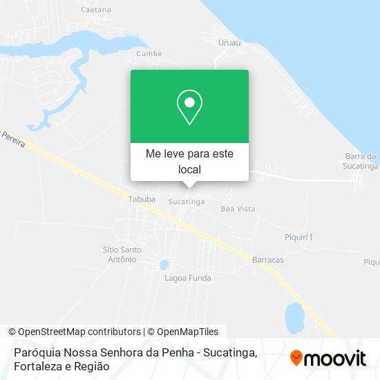 Paróquia Nossa Senhora da Penha - Sucatinga mapa