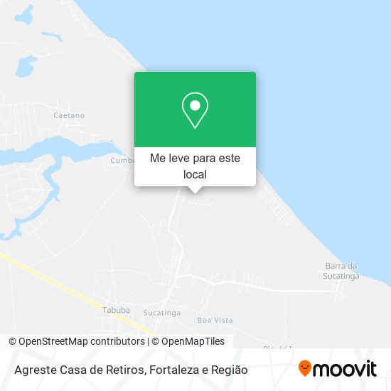 Agreste Casa de Retiros mapa