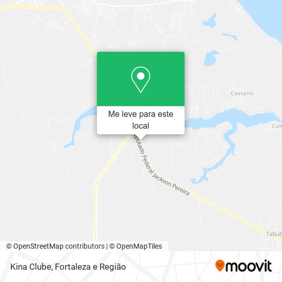 Kina Clube mapa