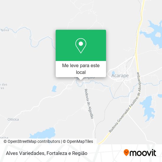 Alves Variedades mapa