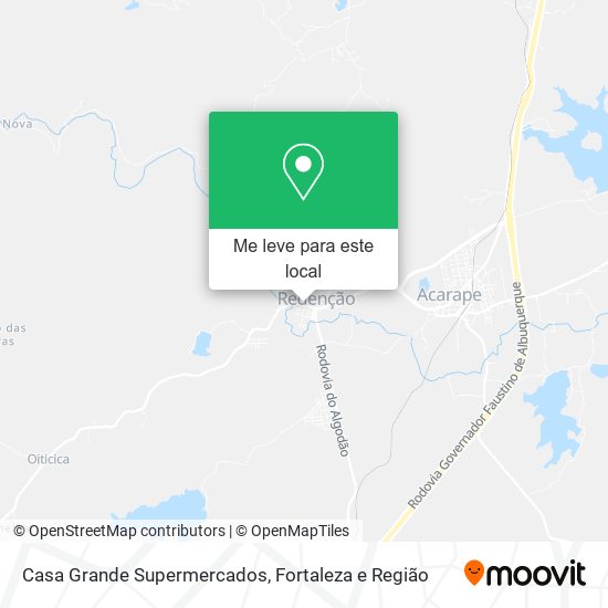 Casa Grande Supermercados mapa