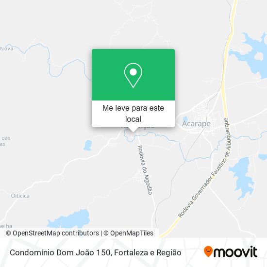 Condomínio Dom João 150 mapa