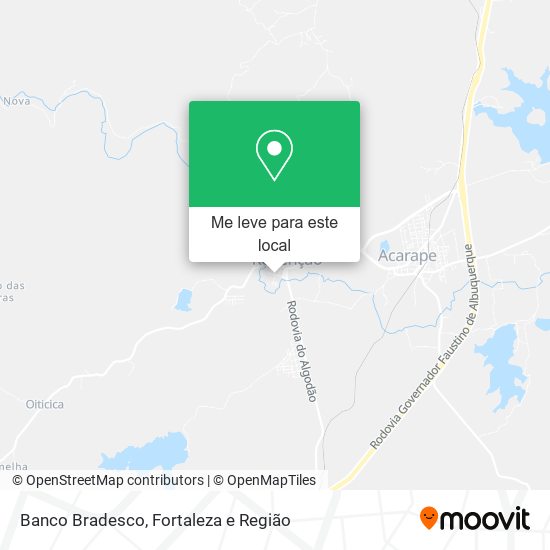 Banco Bradesco mapa